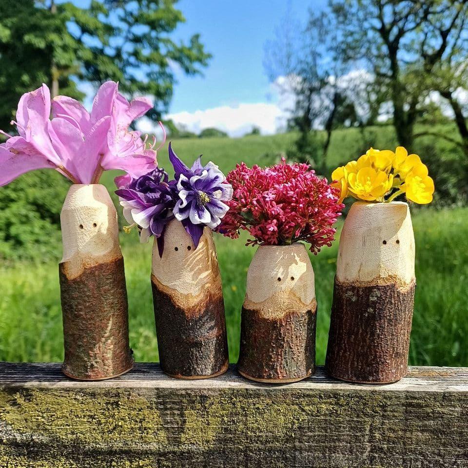 Loglet Friends Flower Heads