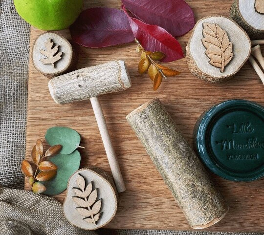 Natural Play Dough Tools Set