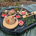 Toadstool Subitising Log Slices – Set of 5