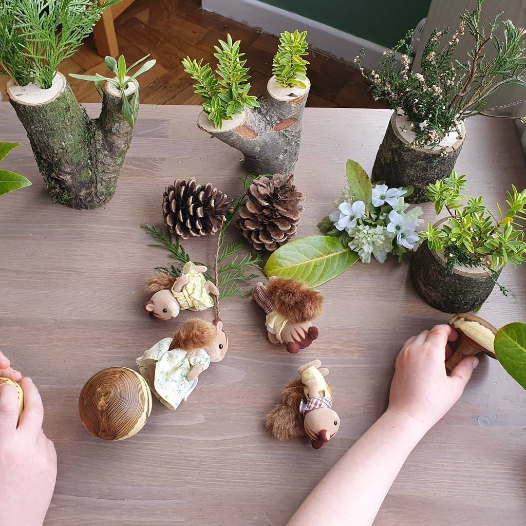 Small World Wooden Trees - Set of 5