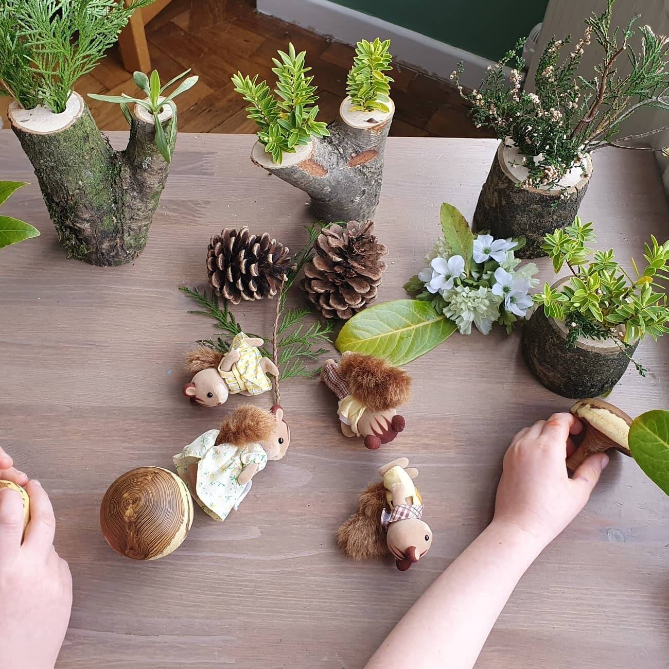 Small World Wooden Trees - Set of 5