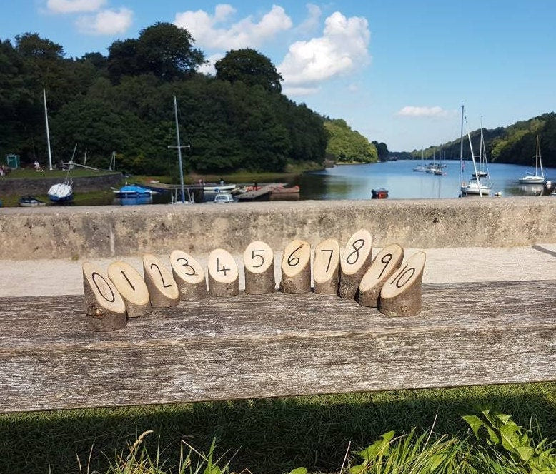 Angled Log Stumps - Set of 5