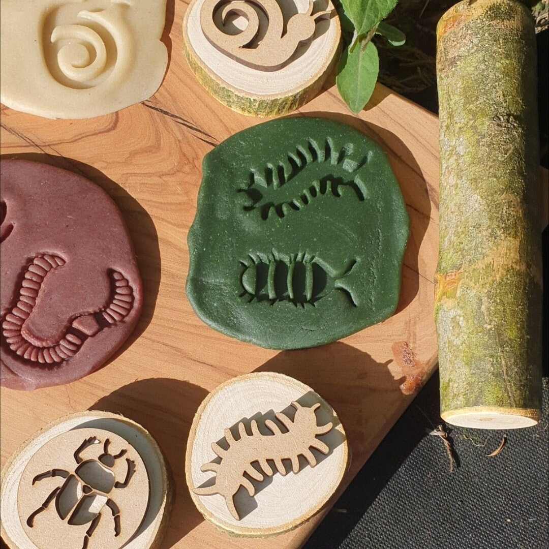 Insect & Minibeast Playdough Stamps - Set of 6