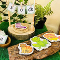 Natural Log Slice Washing Line
