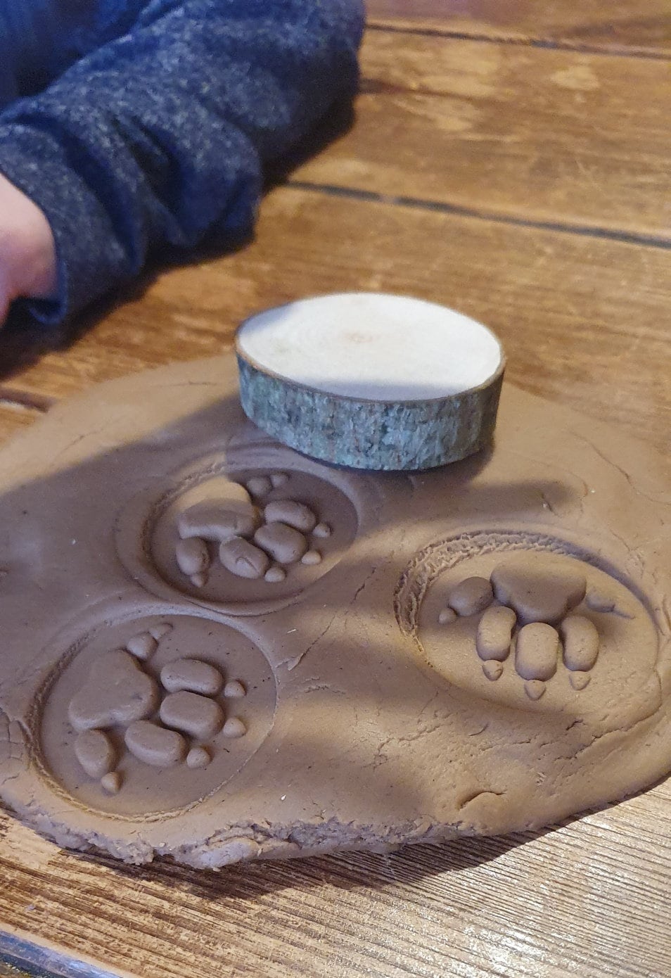 Woodland Animals & Footprints Playdough Stamps - Set of 10