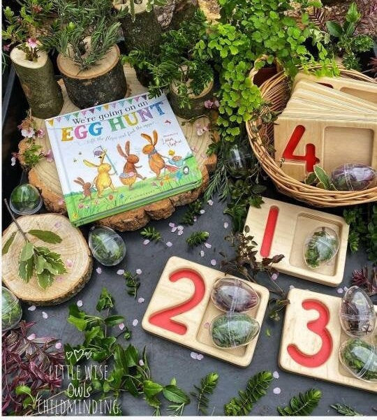 Small World Wooden Trees - Set of 5