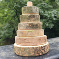 Natural Log Slice Stacker Toy