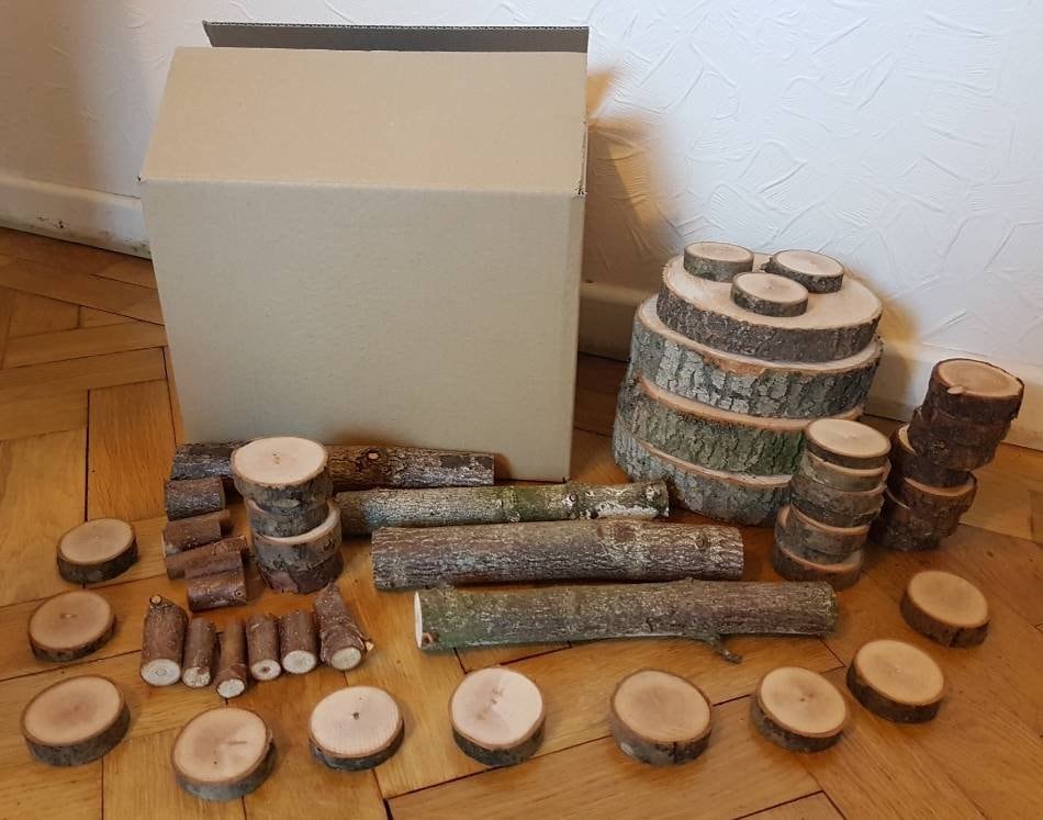 Large Box of Natural Loose Parts