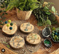 DIY Mini Log Slice Geo Boards