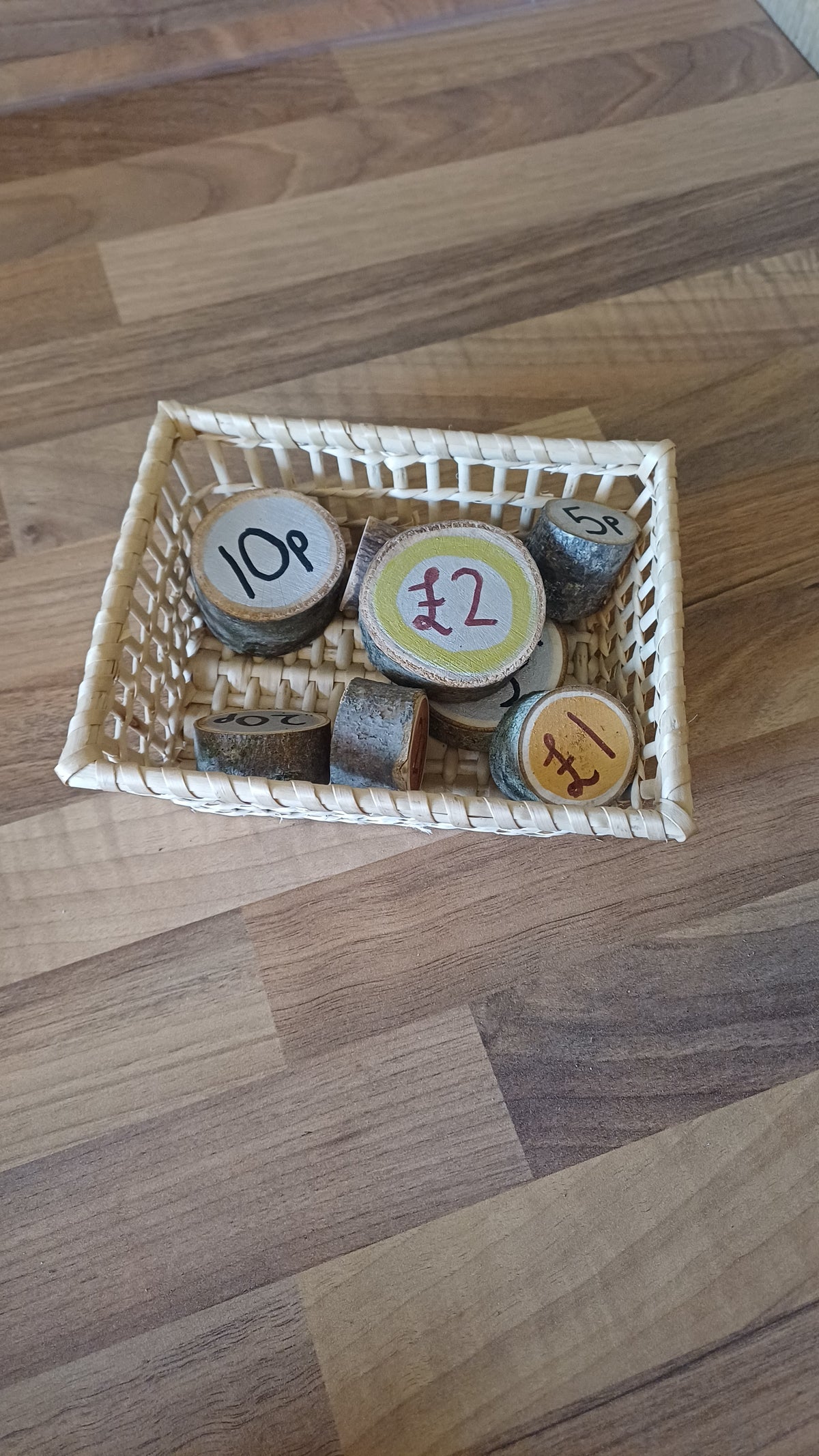 Double-Sided Log Coins