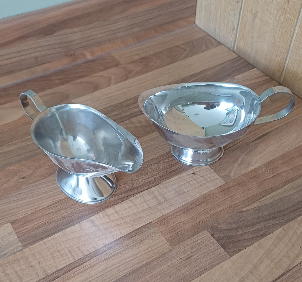 Metal Pouring Jugs — Set of 2