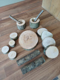 Mud Kitchen Log Slice Resources
