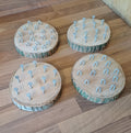 Funky Finger Log Slice Boards – Set of 4