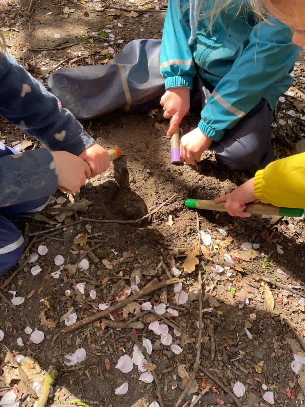 Natural Mark Making Sticks