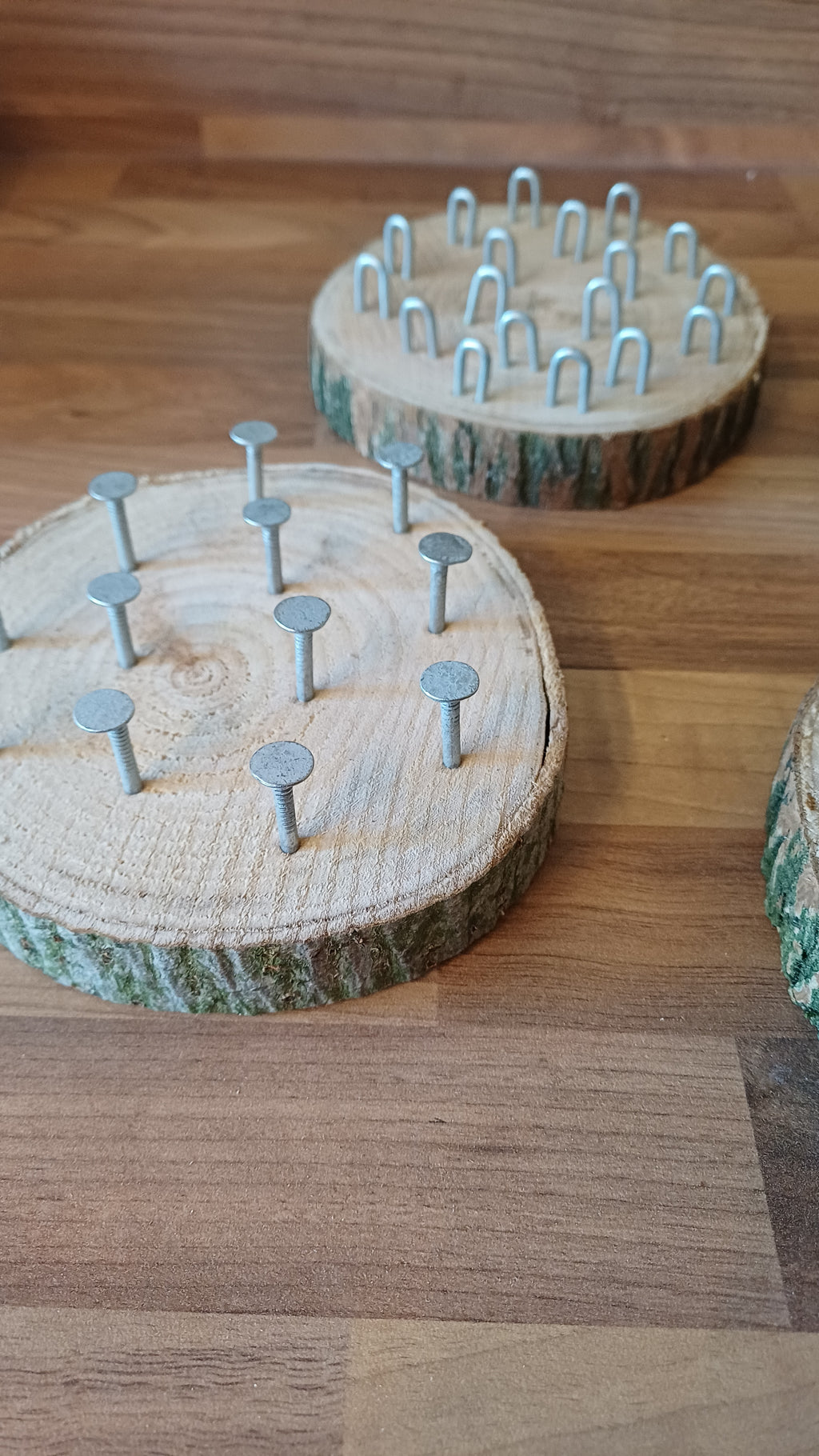 Funky Finger Log Slice Boards – Set of 4