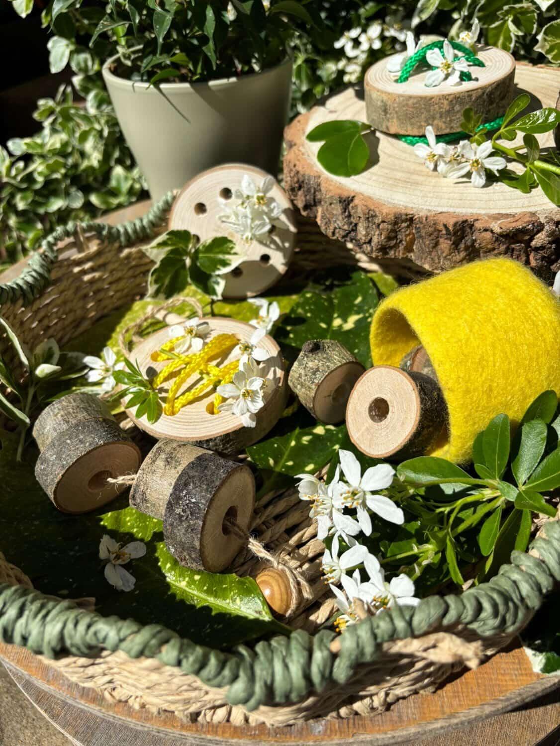 Natural Log Slice Threading Set 1