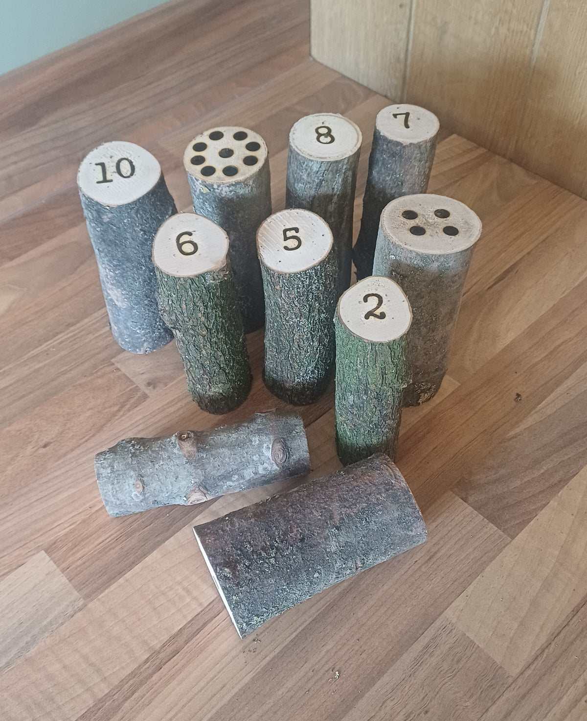 Subitising Log Skittles